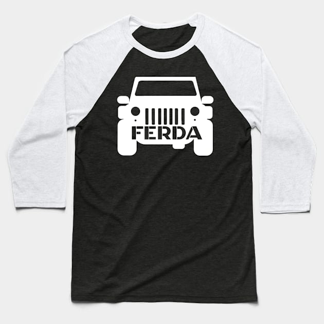 Letterkenny Ferda Truck White Baseball T-Shirt by PincGeneral